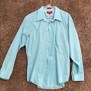Bergamo New York Men's Light Blue Dress Shirt
